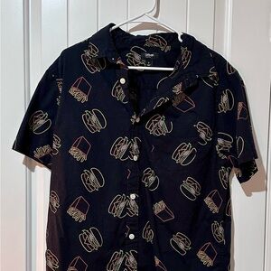 Urban Outfitters Black Graphic Shirt Large